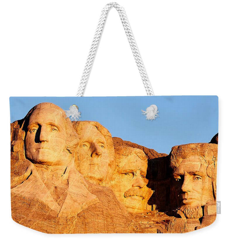Mount Rushmore Weekender Tote Bag featuring the photograph Mount Rushmore by Todd Klassy