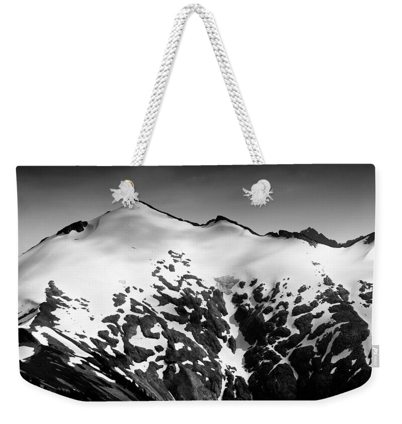 Mt. Ruth Weekender Tote Bag featuring the photograph Mount Ruth in the Washington Cascade Mountains by Brendan Reals