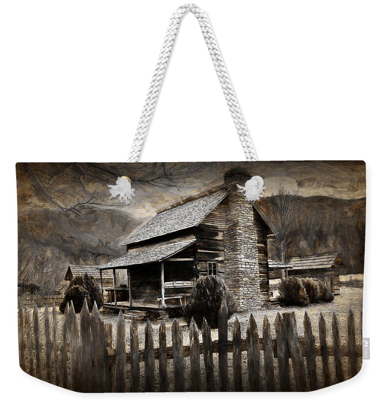Art Weekender Tote Bag featuring the photograph Mountain Cabin by Randall Nyhof