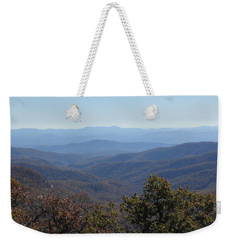 Mountains Weekender Tote Bag featuring the photograph Mountain Landscape 4 by Allen Nice-Webb
