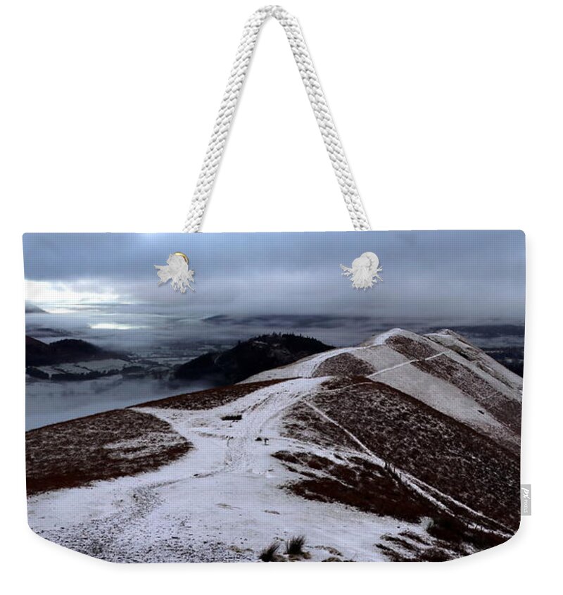 Nature Weekender Tote Bag featuring the photograph Mountains edge by Lukasz Ryszka