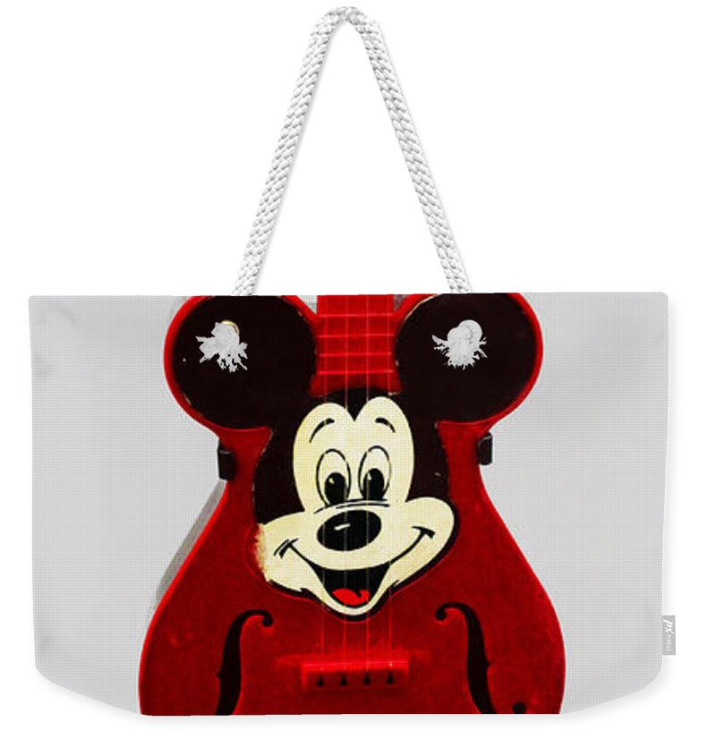 The Mickey Mouse Club Weekender Tote Bag featuring the photograph Mouseketeer by Susan Vineyard