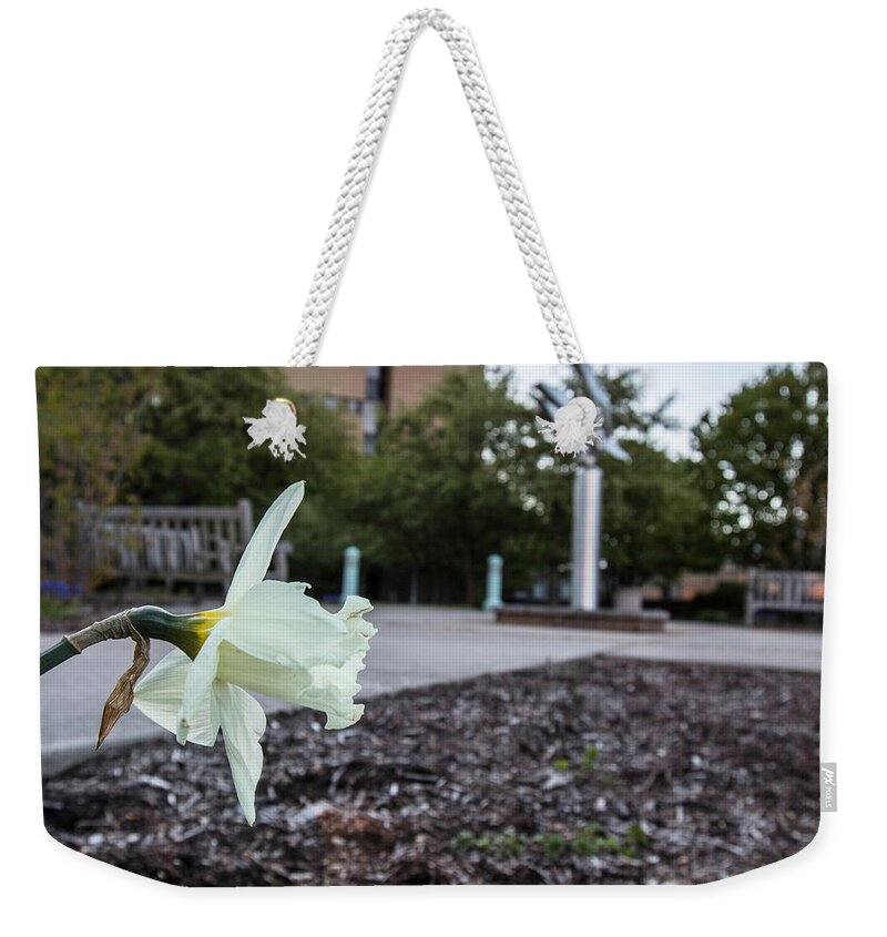 Big Ten Weekender Tote Bag featuring the photograph MSU Spring 22 by John McGraw