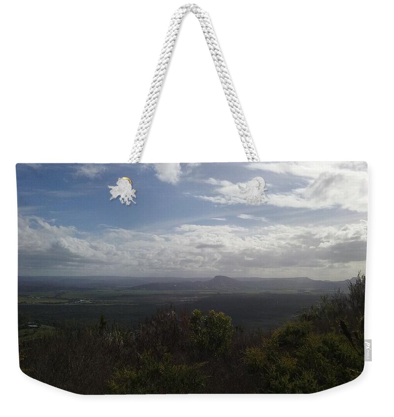 Photography Weekender Tote Bag featuring the photograph Mt Coolum by Cassy Allsworth