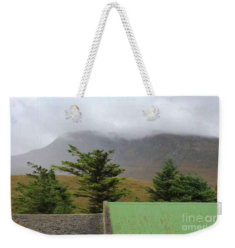 Donegal On Your Wall Weekender Tote Bag featuring the photograph Muckish Donegal Ireland by Eddie Barron