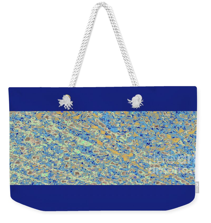 Abstract Weekender Tote Bag featuring the photograph Mug 1004 A by Corinne Carroll