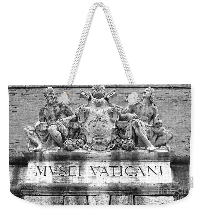 Vatican Museums Weekender Tote Bag featuring the photograph Musei Vaticani by Stefano Senise