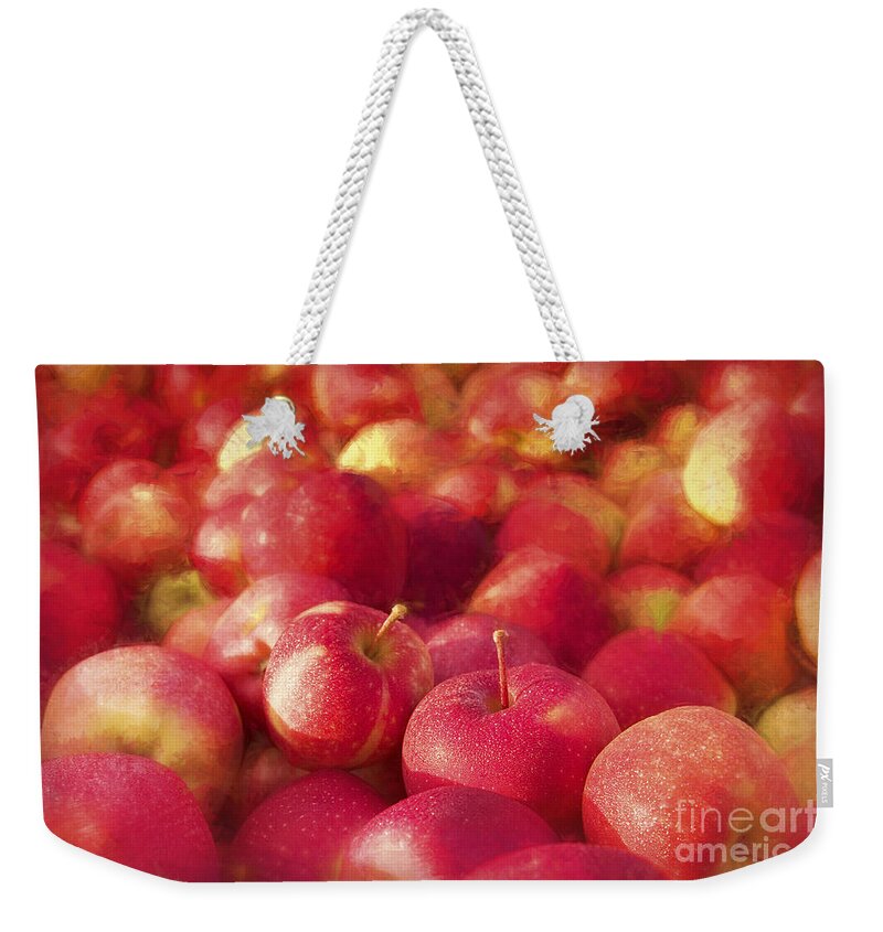 Apple Weekender Tote Bag featuring the photograph My Apple Harvest by George Robinson
