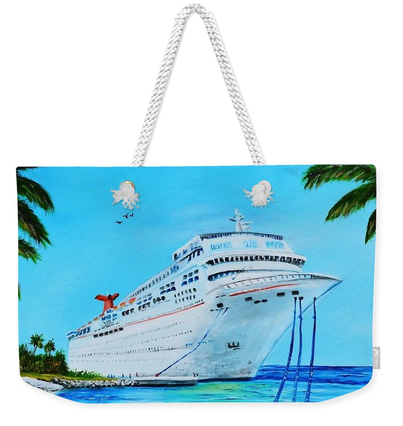 My Carnival Cruise Weekender Tote Bag