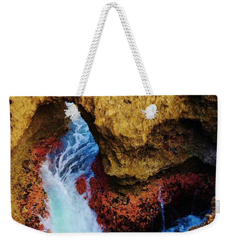 Sea Weekender Tote Bag featuring the photograph My Heart Between Sea and Shore by Craig Wood