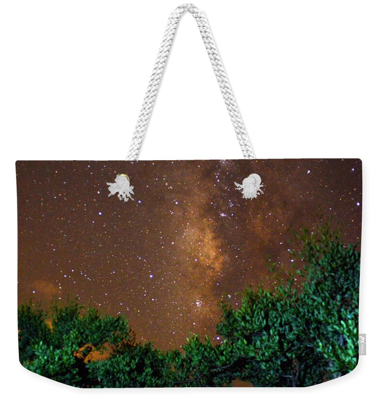 Milky Way Weekender Tote Bag featuring the photograph My Milky Way by Quinn Sedam