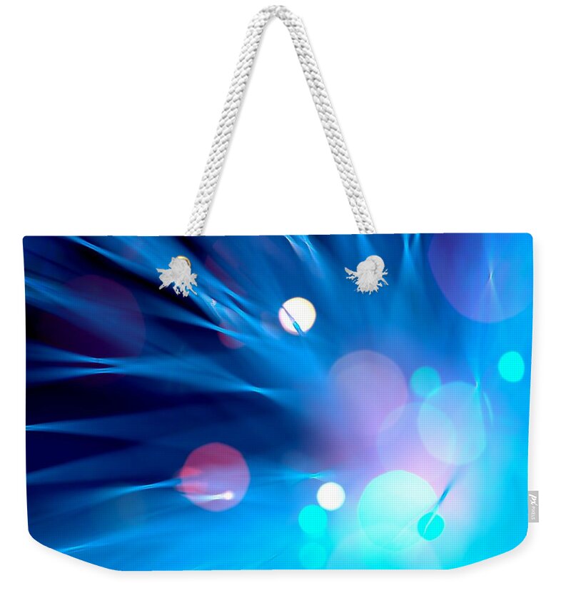 Abstract Weekender Tote Bag featuring the photograph Mystery by Dazzle Zazz