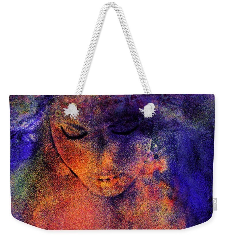 Natalie Holland Art Weekender Tote Bag featuring the painting Mystic Dream by Natalie Holland