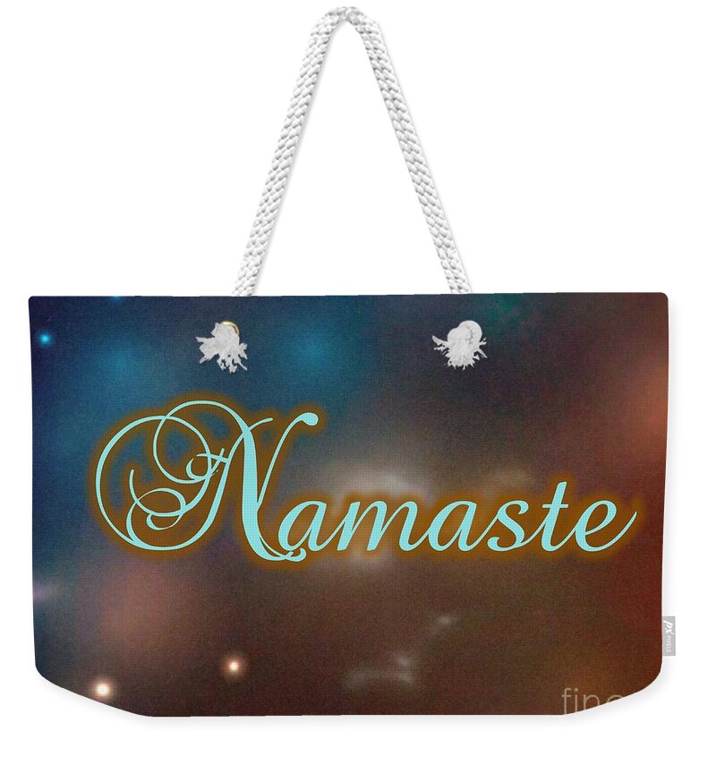 Namaste Weekender Tote Bag featuring the photograph Namaste 5 by Rachel Hannah