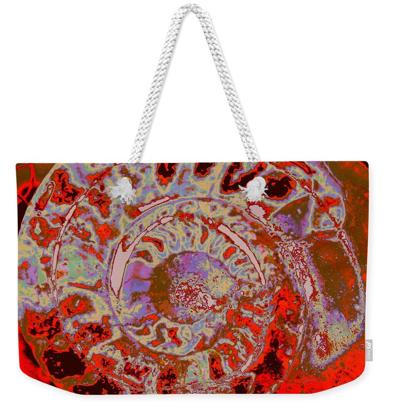 Abstract Weekender Tote Bag featuring the photograph Natural 4 by M Diane Bonaparte