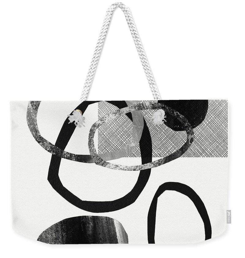 Abstract Weekender Tote Bag featuring the mixed media Natural Balance 2- Abstract Art by Linda Woods by Linda Woods