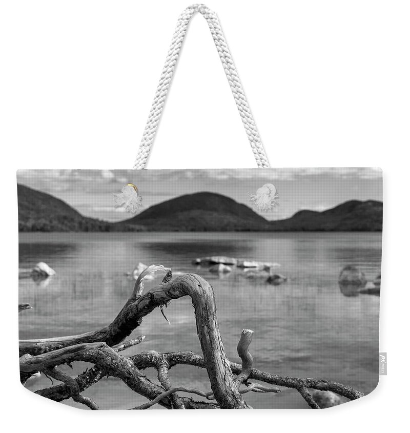Black And White Weekender Tote Bag featuring the photograph Natural Curves by Holly Ross
