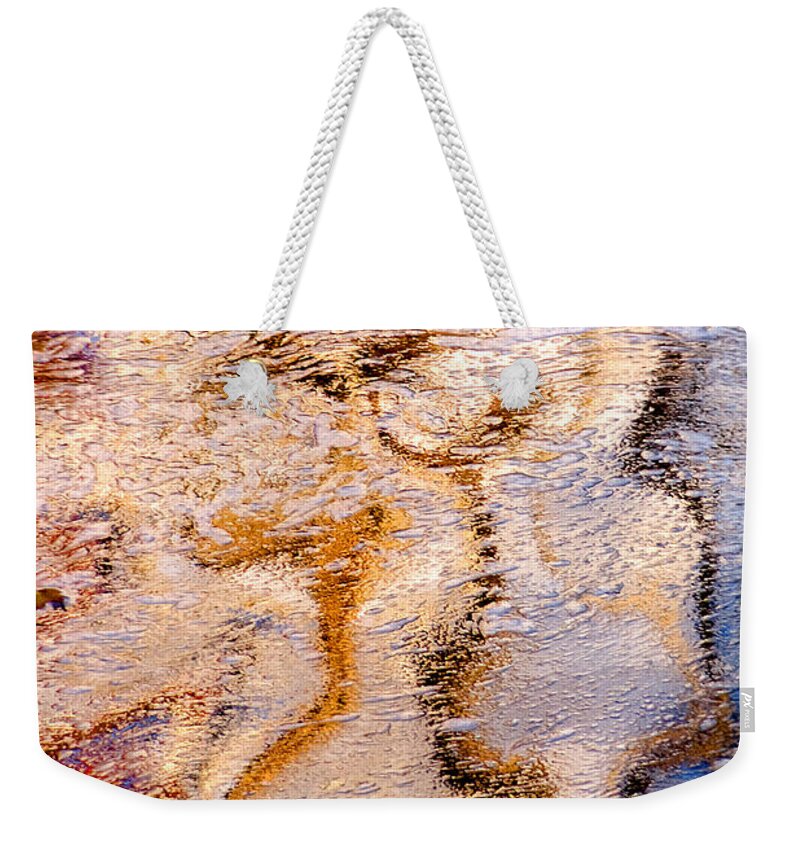 Abstracts Weekender Tote Bag featuring the photograph Natural Curves by Linda McRae