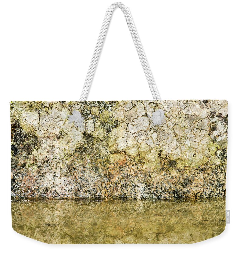 Background Weekender Tote Bag featuring the photograph Natural stone background by Torbjorn Swenelius