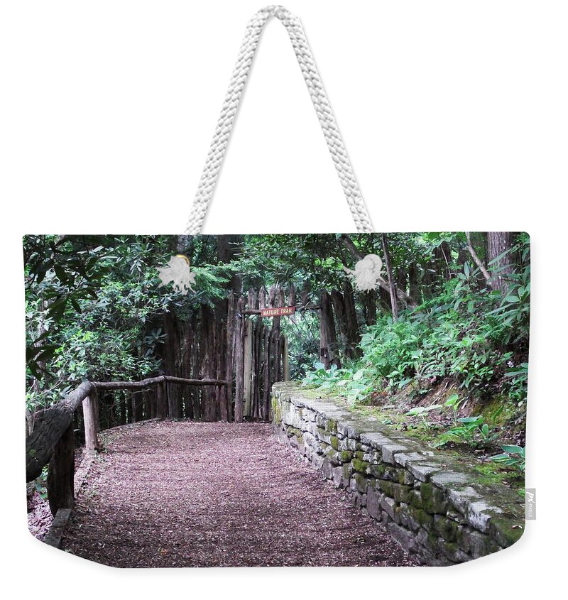 Walk Weekender Tote Bag featuring the photograph Nature Trail by Cathy Harper