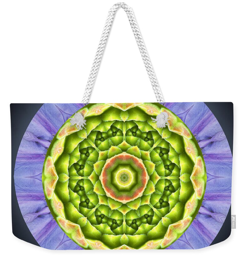 Mandala Weekender Tote Bag featuring the photograph Nature's Mix #1 by Hazy Apple