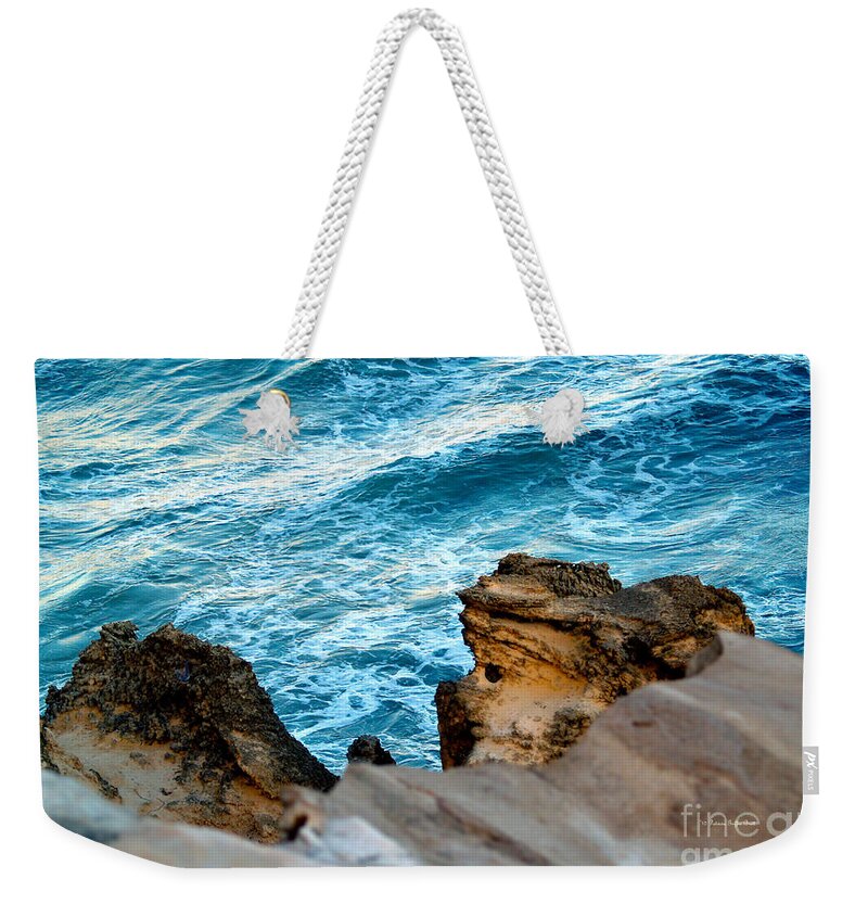 Cliffs Weekender Tote Bag featuring the photograph Natures Sculptures VI by Patricia Griffin Brett