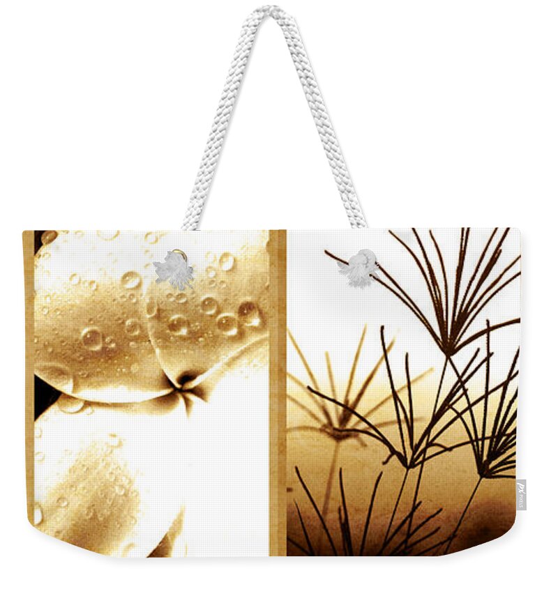 Floral Weekender Tote Bag featuring the photograph Nature's Window by Holly Kempe