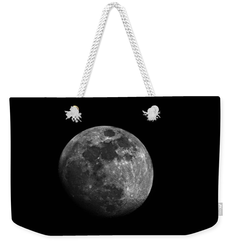 Nearly Full Weekender Tote Bag featuring the photograph Nearly Full by Dark Whimsy