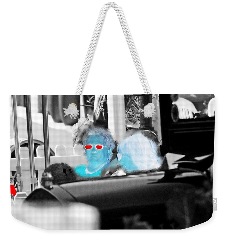 Negative Weekender Tote Bag featuring the photograph Negative people by Karl Rose