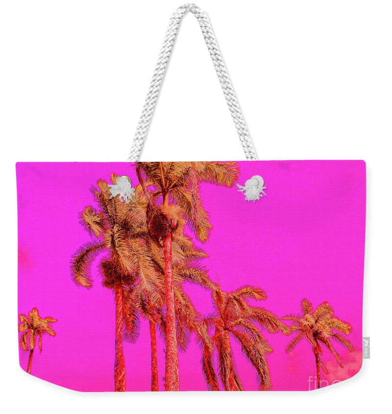 Pop Art Weekender Tote Bag featuring the photograph Neon Tropics by Onedayoneimage Photography