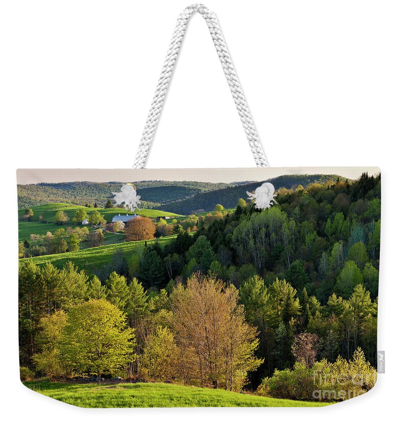 Spring Weekender Tote Bag featuring the photograph New England Spring by Alan L Graham