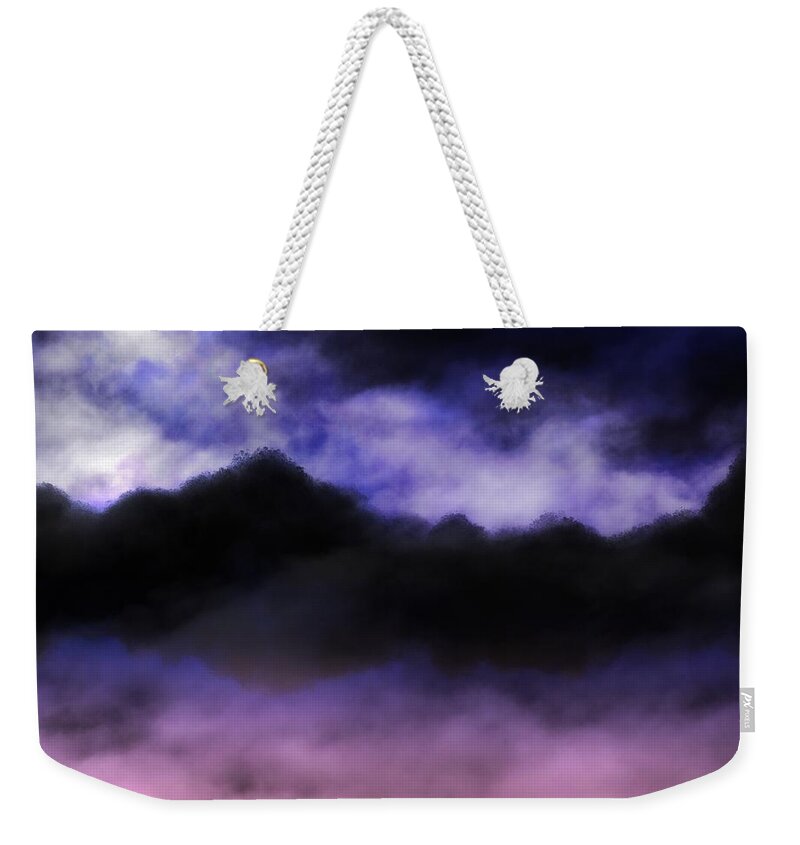 Nightfall Weekender Tote Bag featuring the painting Nightfall by Mark Taylor