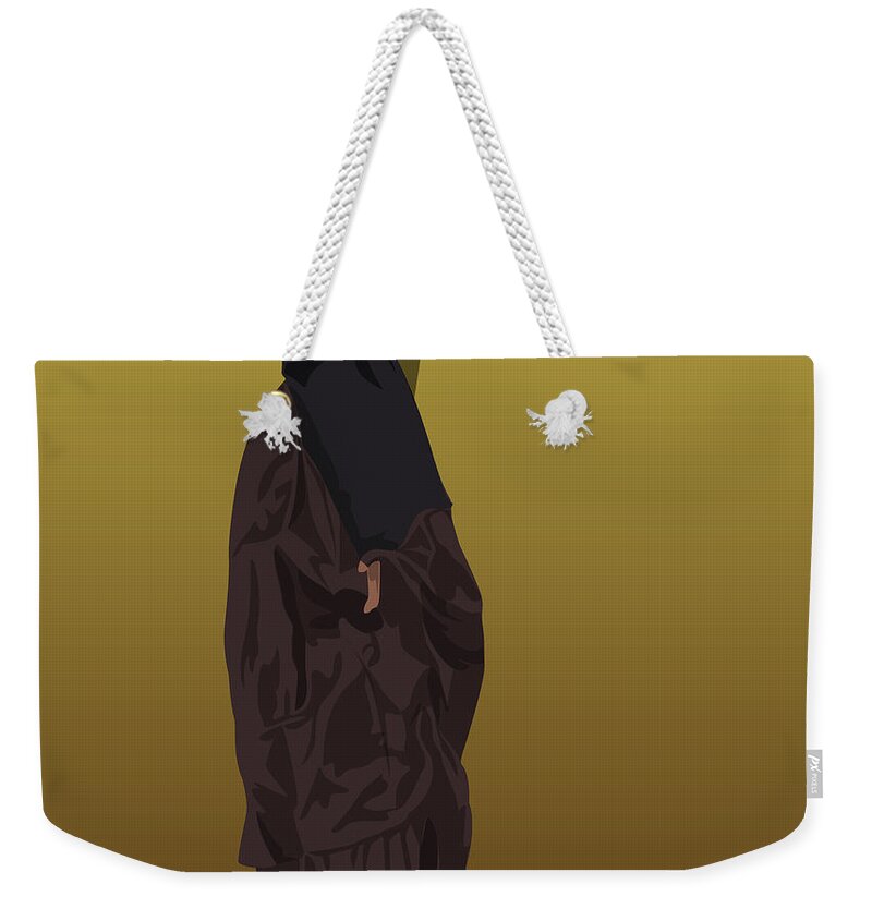 Islam Weekender Tote Bag featuring the digital art Niqabi in Autumn by Scheme Of Things Graphics