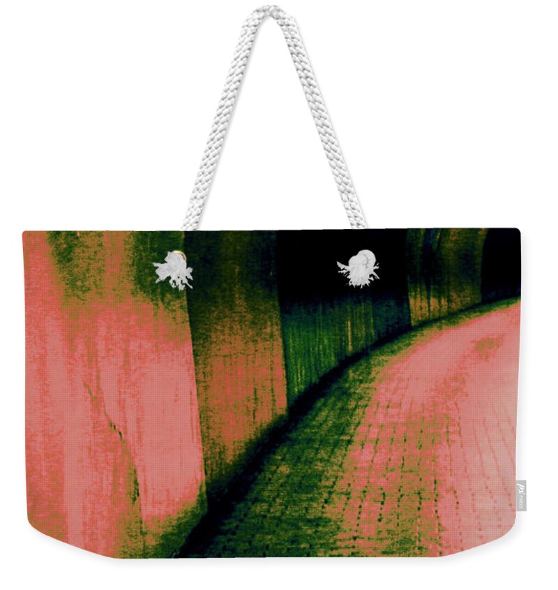 Tunnel Weekender Tote Bag featuring the photograph No Life Seen by Julie Lueders 