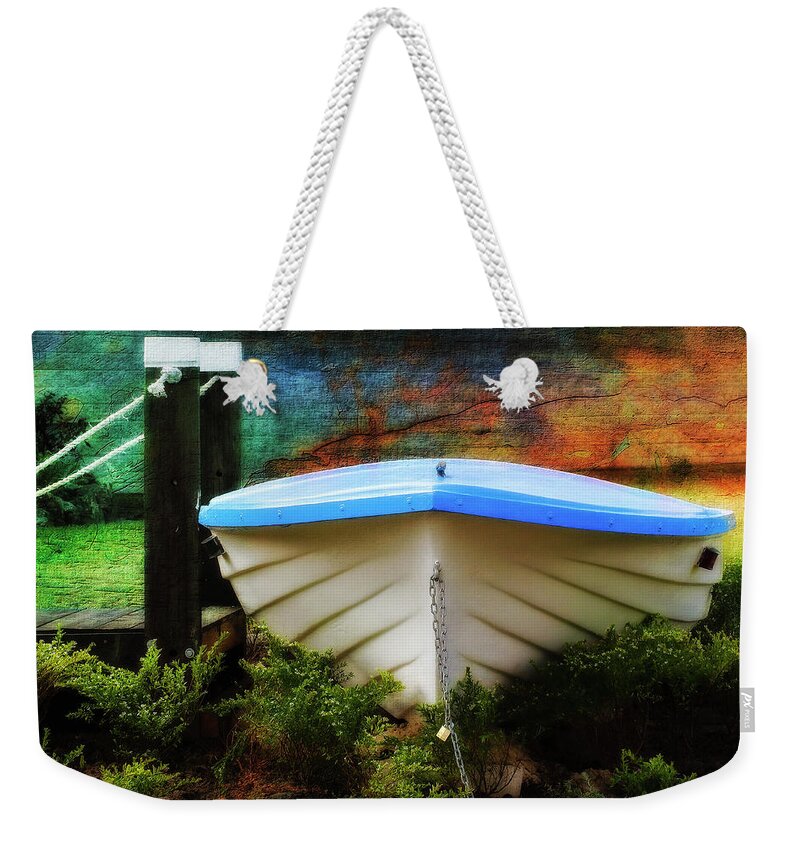 Boats Weekender Tote Bag featuring the photograph No water 01 by Kevin Chippindall