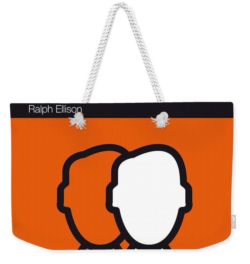 Ralph Weekender Tote Bag featuring the digital art No010-MY-Invisible Man-Book-Icon-poster by Chungkong Art