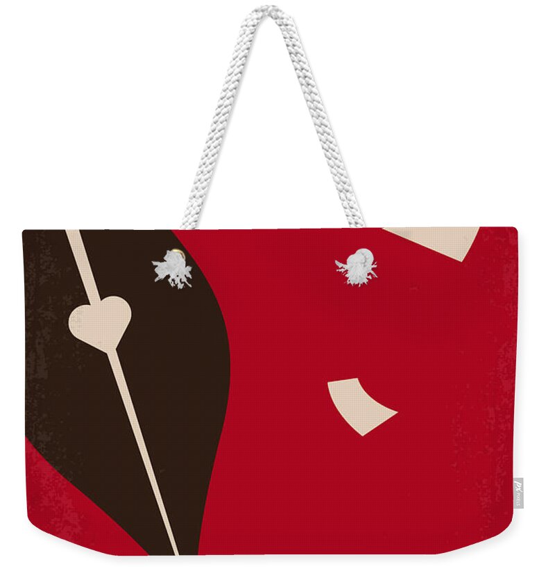 The Weekender Tote Bag featuring the digital art No440 My The Notebook minimal movie poster by Chungkong Art