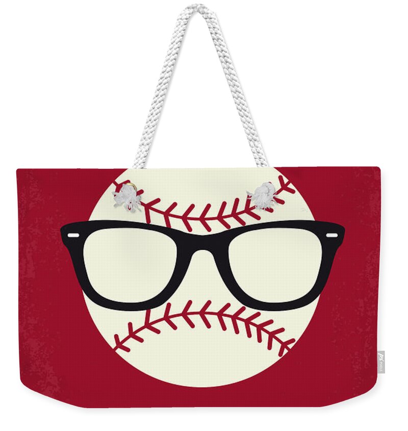 Sports Weekender Tote Bag featuring the digital art No541 My Major League minimal movie poster by Chungkong Art