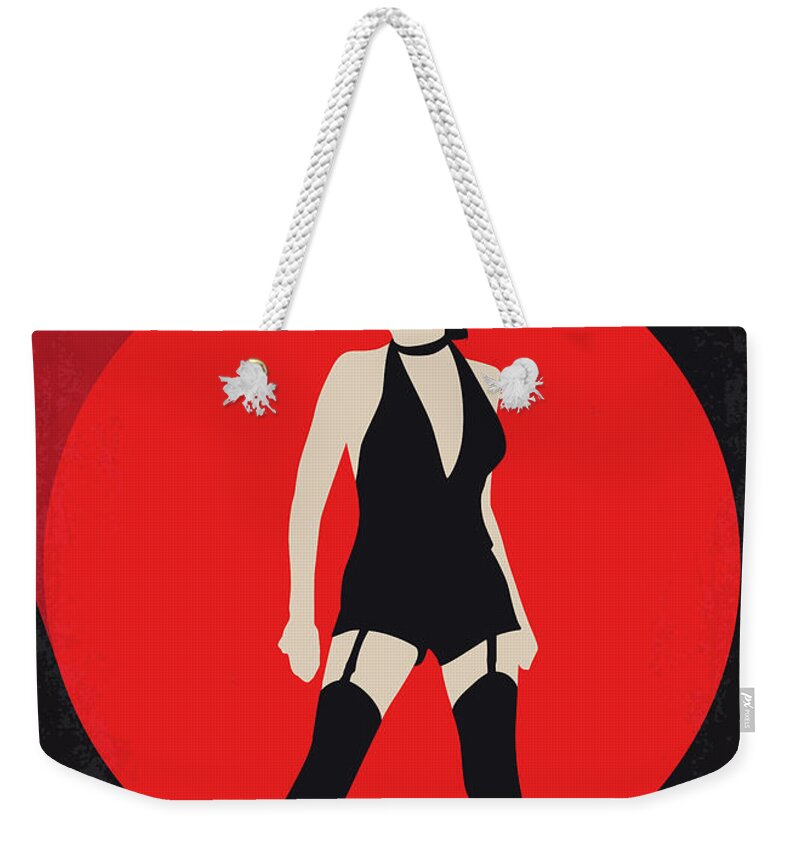 Cabaret Weekender Tote Bag featuring the digital art No742 My Cabaret minimal movie poster by Chungkong Art