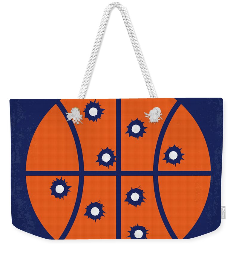 The Basketball Diaries Weekender Tote Bag featuring the digital art No782 My The Basketball Diaries minimal movie poster by Chungkong Art