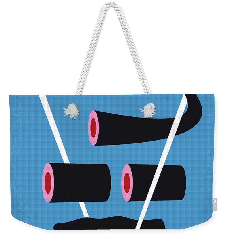 Keeping Up With The Joneses Weekender Tote Bag featuring the digital art No922 My Keeping Up with the Joneses minimal movie poster by Chungkong Art