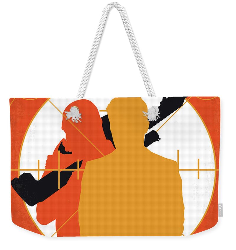 The Hitmans Bodyguard Weekender Tote Bag featuring the digital art No926 My The Hitmans Bodyguard minimal movie poster by Chungkong Art