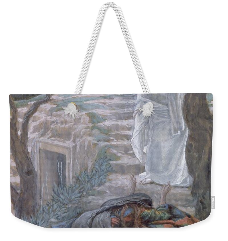 Noli Weekender Tote Bag featuring the painting Noli Me Tangere by Tissot