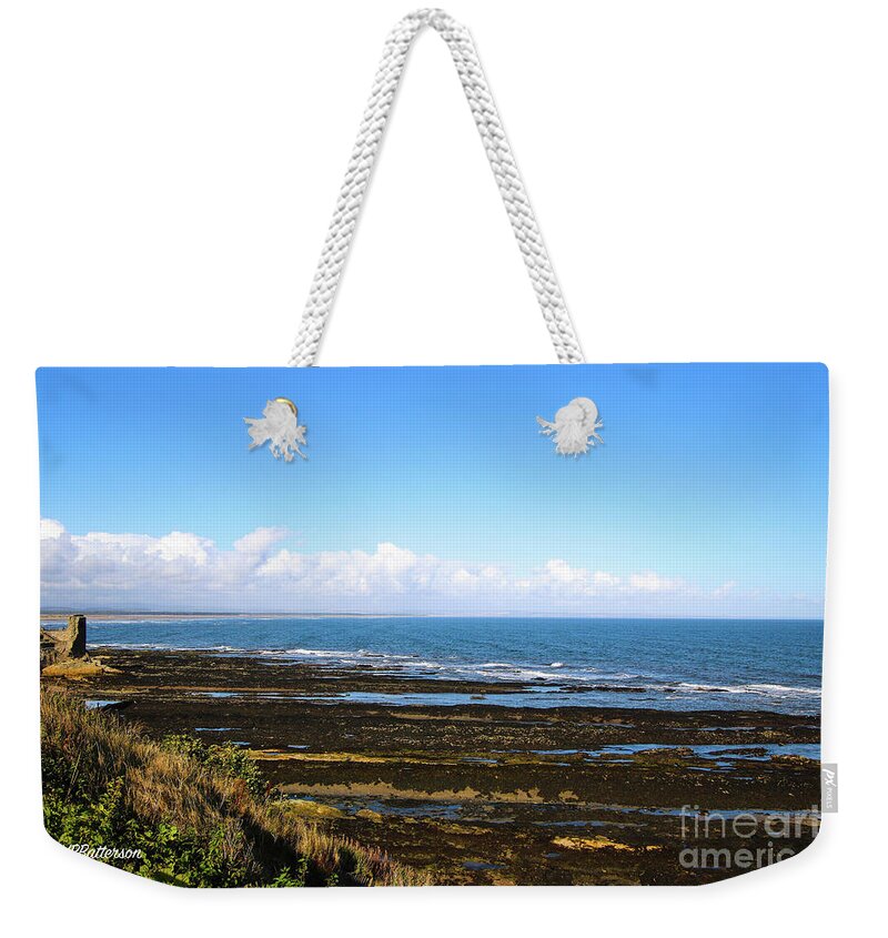 North Sea Weekender Tote Bag featuring the photograph North Sea St Andrews Scotland by Veronica Batterson