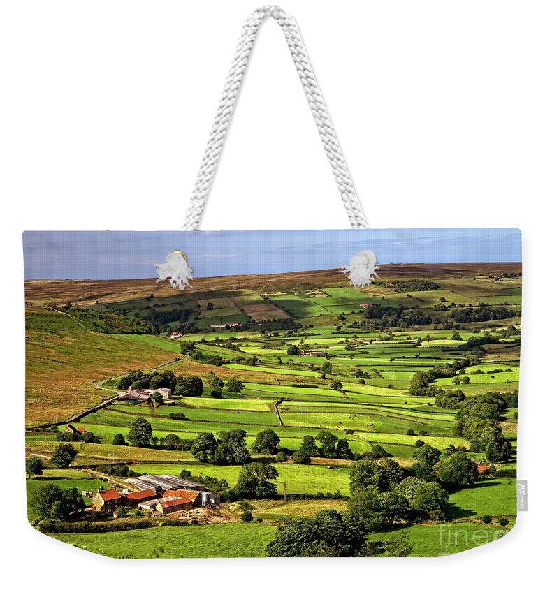 Yorkshire Landscape Weekender Tote Bag featuring the photograph North York Moors countryside by Martyn Arnold
