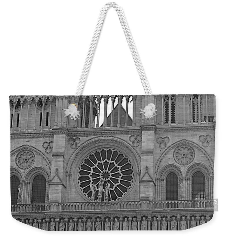 Notre Dame Cathedral Weekender Tote Bag featuring the photograph Notre Dame by Andy Thompson
