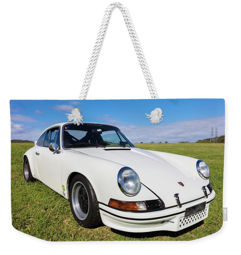 Car Weekender Tote Bag featuring the photograph Number 69 by Keith Hawley