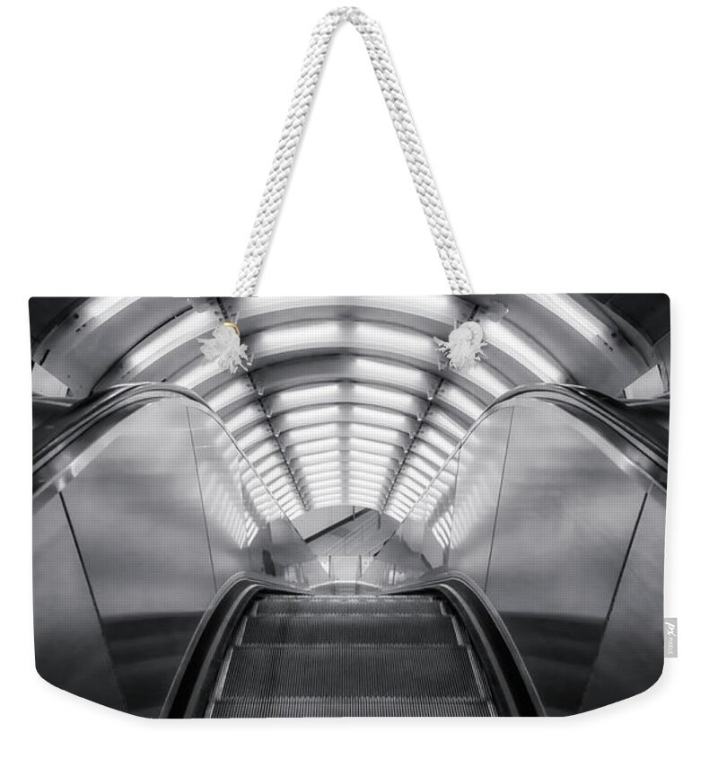 Nyc Subway Station Weekender Tote Bag featuring the photograph NYC Subway Station by Susan Candelario