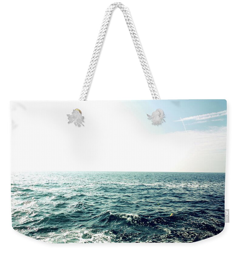Ocean Weekender Tote Bag featuring the photograph Ocean by Jackie Russo