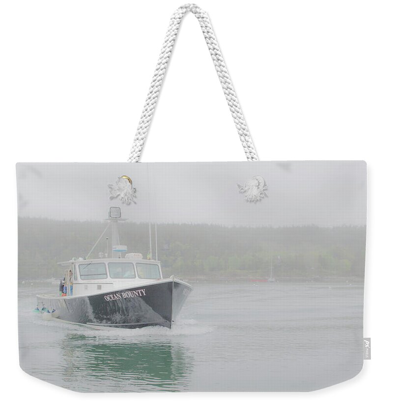 Maine Weekender Tote Bag featuring the photograph Ocean's Bounty by Holly Ross